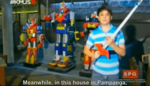 KMJS KAPUSO MO JESSICA SOHO GMA-7 KIM CASTRO JAPANESE ROBOT TOYS COLLECTION VOLTES WITH ENGLISH SUBTITLE.       KMJS カプソ MO ジェシカ ソーホー GMA-7 キム カストロ 日本のロボットおもちゃコレクション ヴォルテス (英語字幕付き)。