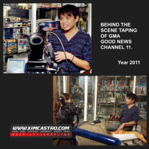 BEHIND THE SCENE TAPING OF GMA GOOD NEWS CHANNEL 11. YEAR 2011.   GMA 朗報 チャンネル 11 の撮影舞台裏。2011 年。