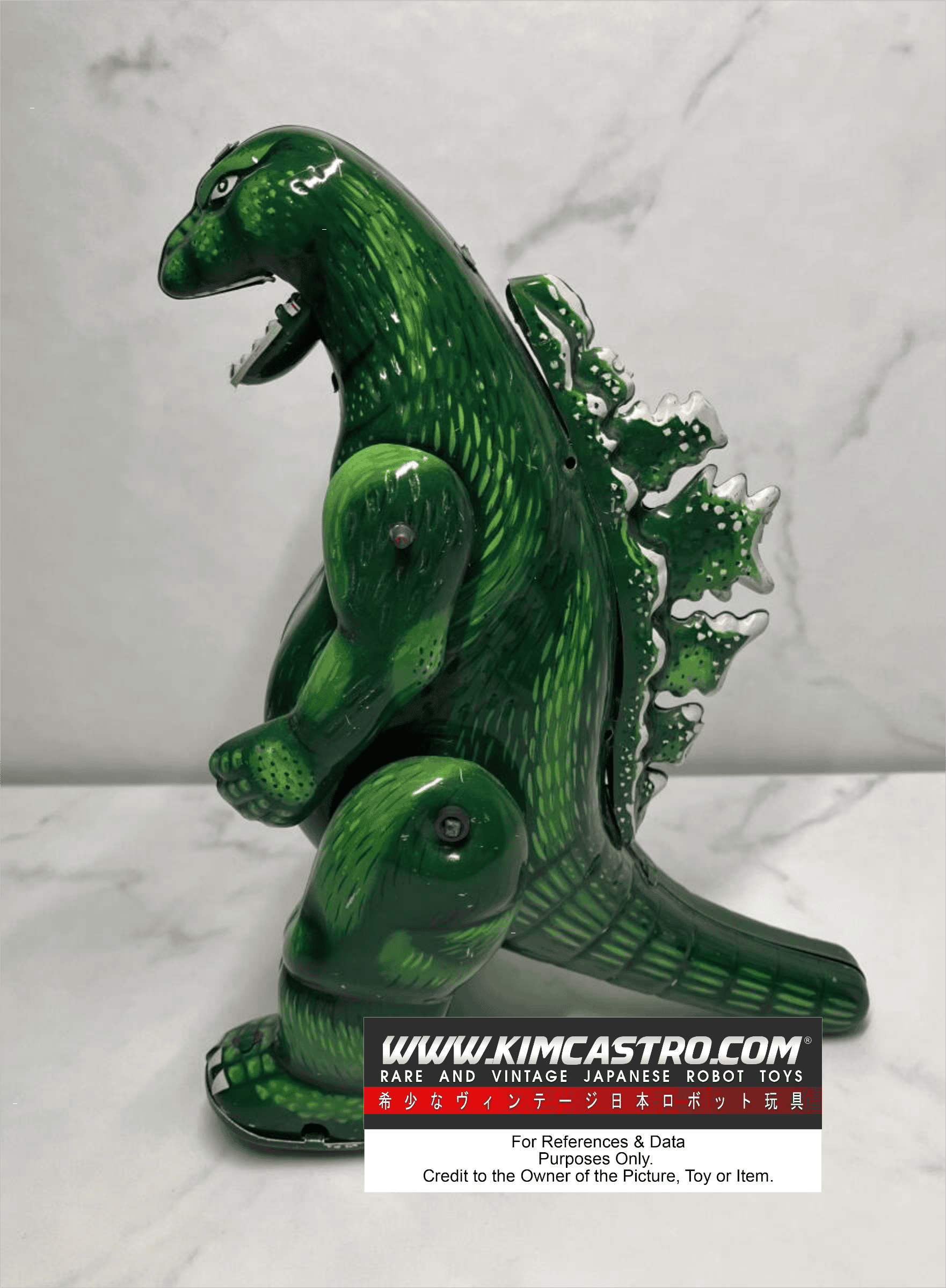 GODZILLA TIN TOY WIND UP