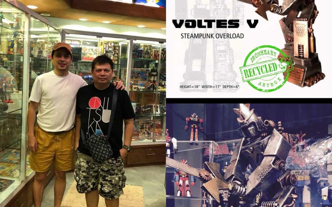 WITH FILIPINO ARTIST RAM MALLARI JR. THANK YOU FOR MAKING A VOLTES V STEAMPUNK OVERLOAD AUGUST 30, 2018.   フィリピン人アーティスト、ラム・マラリ・ジュニアと2018 年 8 月 30 日、ボルテス V スチームパンク オーバーロードを作成していただきありがとうございます。