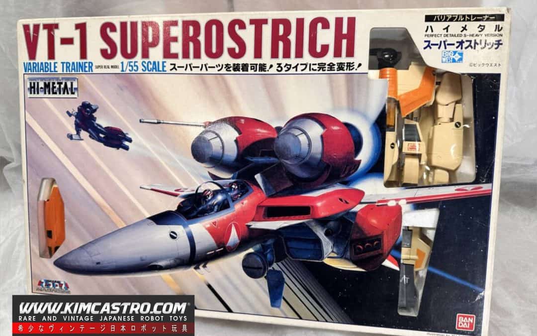 VT-1 SUPEROSTRICH VARIABLE TRAINER SUPER REAL MODEL 1/55 SCALE HI METAL PERFECT DETAILED S-HEAVY VERSION BIG WEST MACROSS BANDAI.   VT-1 スーパーストリッチ ヴァリアブルトレーナー スーパーリアルモデル 1/55スケール ハイメタル パーフェクトディテール S-ヘビーバージョン ビッグウエスト マクロス バンダイ