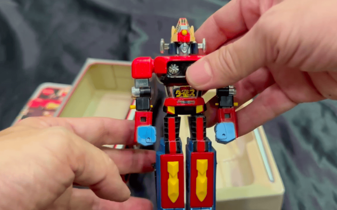 ITALY DAIMOS ST POPY BANDAI MADE IN SINGAPORE CHOGOKIN.   イタリア ダイモス ST ポピー バンダイ製 シンガポール 超合金