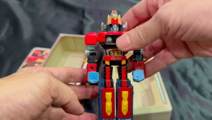 ITALY DAIMOS ST POPY BANDAI MADE IN SINGAPORE CHOGOKIN.   イタリア ダイモス ST ポピー バンダイ製 シンガポール 超合金