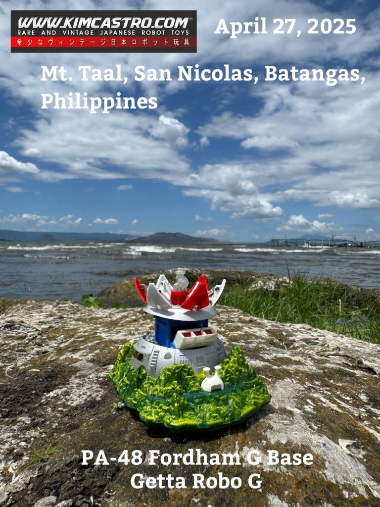 Mountain Taal, San Nicolas, Batangas, Philippines. April 27, 2025. PA-48 Fordham G Base GETTA ROBO G. タール山、サンニコラス、バタンガス、フィリピン。 2025年4月27日 PA-48 フォーダムGベース ゲッタロボG