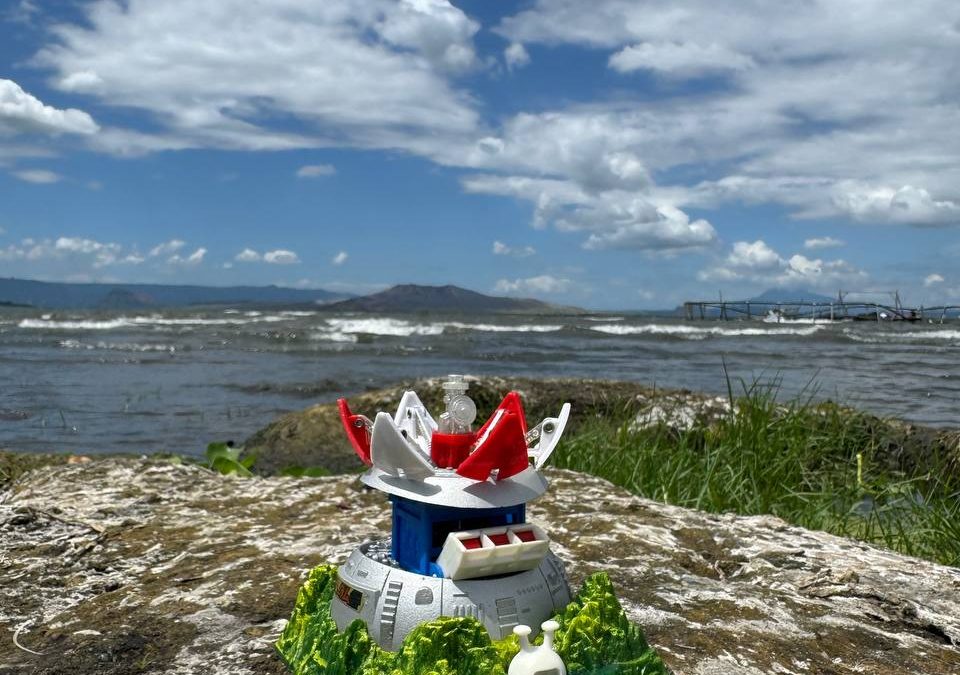 Mountain Taal, San Nicolas, Batangas, Philippines. April 27, 2025. PA-48 Fordham G Base GETTA ROBO G. タール山、サンニコラス、バタンガス、フィリピン。 2025年4月27日 PA-48 フォーダムGベース ゲッタロボG