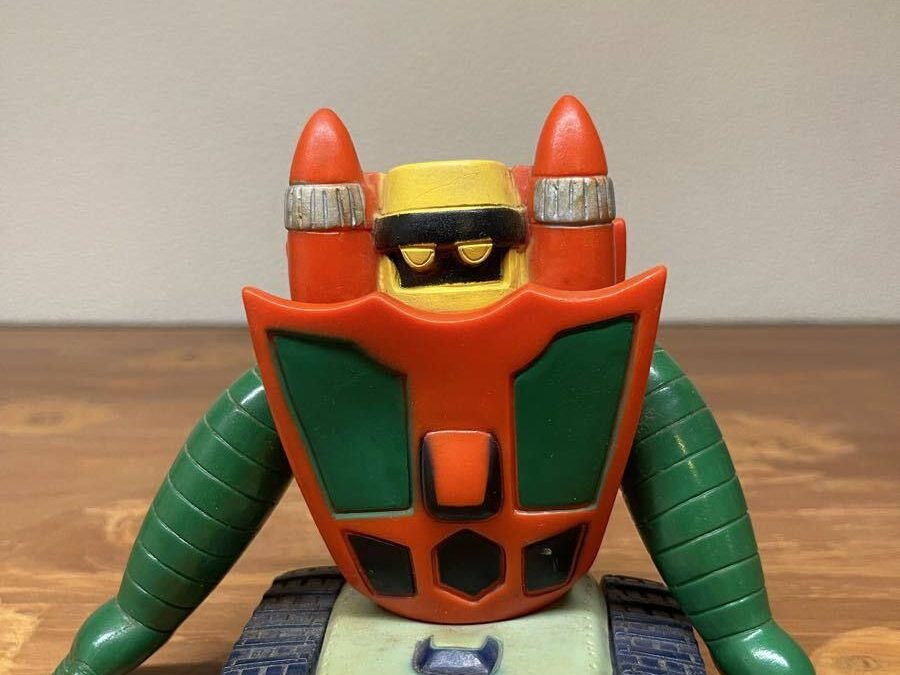 GETTA  GETTER GETTER III GETTER 3 ROBO MISSILE SOFUBI PLASTIC SOFT VINYL OLD BANDAI. ゲッターゲッター ゲッターIII ゲッター3 ロボミサイル ソフビ ソフビ 旧バンダイ。